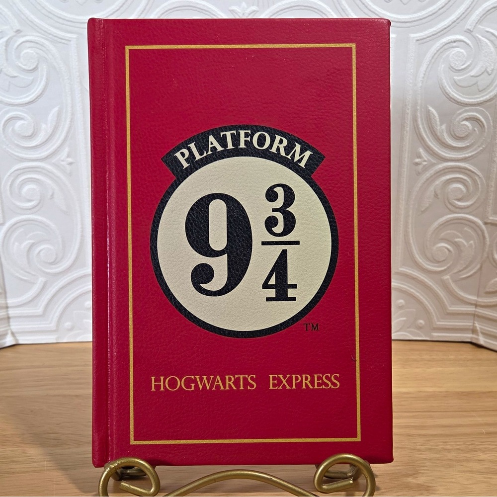 Scholastic Harry Potter Platform 9 3/4 Faux Leather Lined Journal
